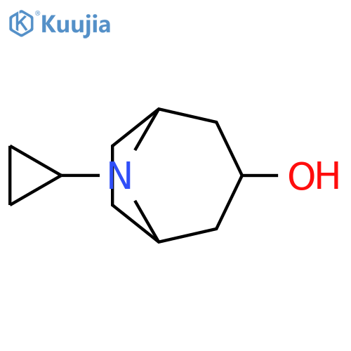 8-cyclopropyl-8-azabicyclo3.2.1octan-3-ol structure