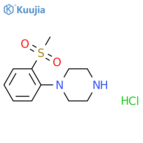1-[2-(METHYLSULPHONYL)PHENYL]PIPERAZINE structure