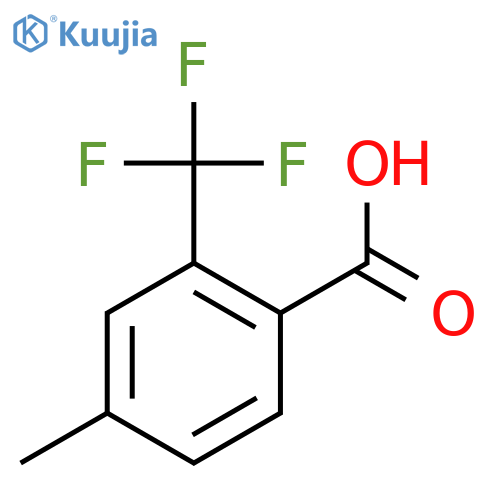 4-Methyl-2-(trifluoromethyl)benzoic Acid structure