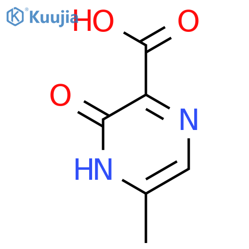 6-methyl-2-oxo-1H-pyrazine-3-carboxylic acid structure