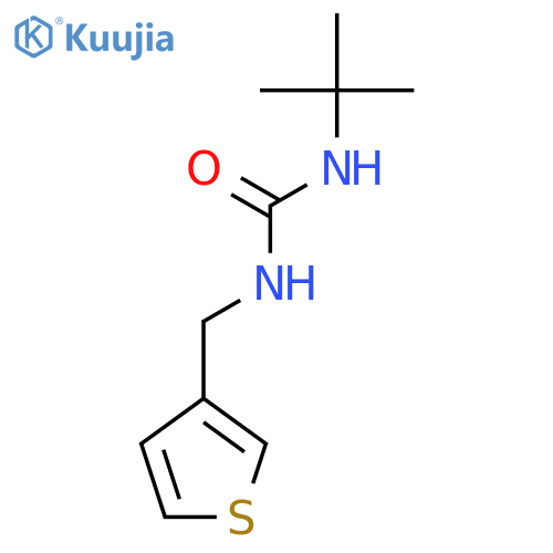 3-tert-butyl-1-(thiophen-3-yl)methylurea structure