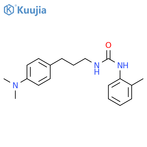 1-{3-4-(dimethylamino)phenylpropyl}-3-(2-methylphenyl)urea structure