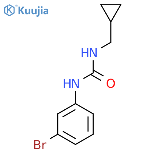 1-(3-Bromophenyl)-3-(cyclopropylmethyl)urea structure