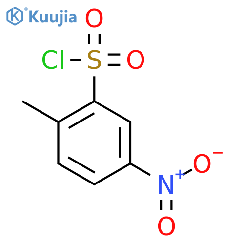 2-methyl-5-nitrobenzene-1-sulfonyl chloride structure