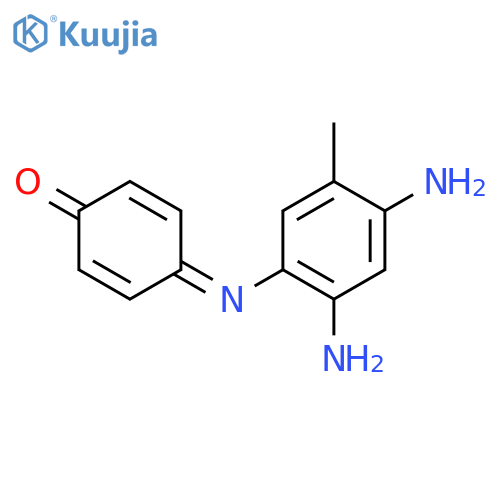 4-((2,4-Diamino-5-methylphenyl)imino)cyclohexa-2,5-dienone structure