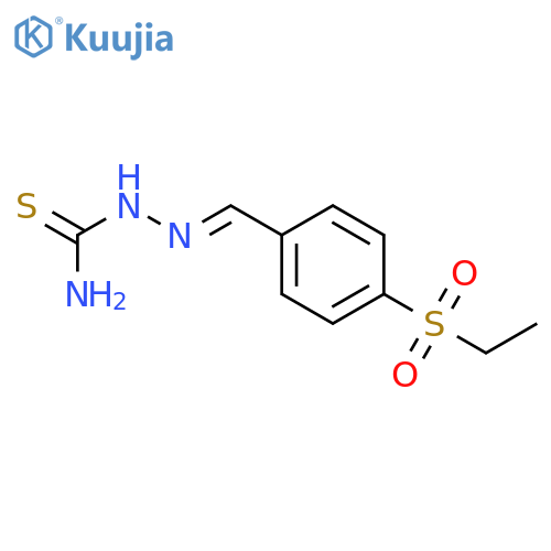 Hydrazinecarbothioamide,2-[[4-(ethylsulfonyl)phenyl]methylene]- structure