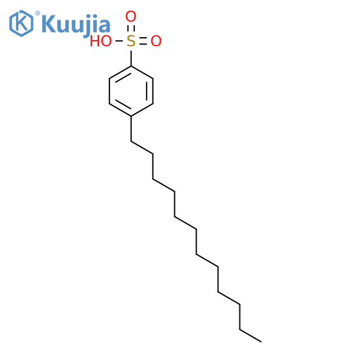 4-Dodecylbenzenesulfonic acid structure