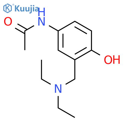 3-Diethylamino Acetaminophen structure