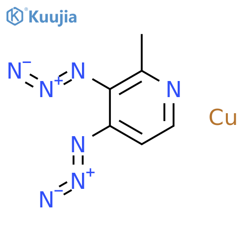 Copper, diazido(2-methylpyridine)- structure