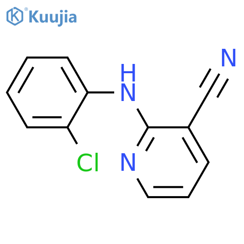 2-((2-Chlorophenyl)Amino)Nicotinonitrile structure