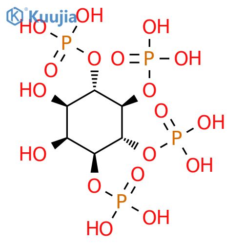 myo-Inositol 1,4,5,6-Tetrakis(phosphate) structure