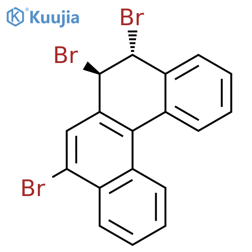 Benzo[c]phenanthrene, 5,6,8-tribromo-5,6-dihydro-, trans-(±)- structure