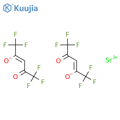 Strontium hexafluoro-2,4-pentanedionate structure