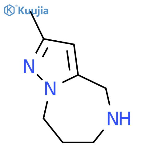 2-Methyl-5,6,7,8-tetrahydro-4H-pyrazolo[1,5-a][1,4]diazepine structure