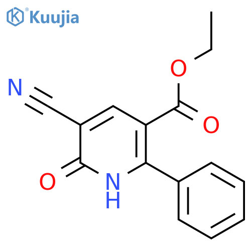 Ethyl 5-cyano-6-hydroxy-2-phenylnicotinate structure