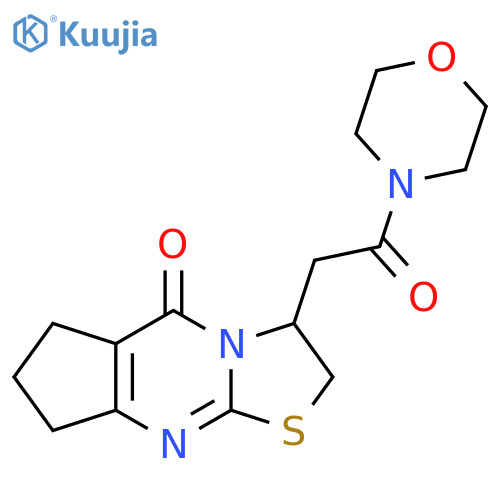 12-2-(morpholin-4-yl)-2-oxoethyl-10-thia-1,8-diazatricyclo7.3.0.0^{3,7}dodeca-3(7),8-dien-2-one structure