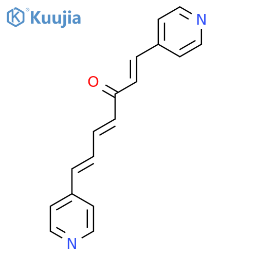 1,4,6-Heptatrien-3-one, 1,7-di-4-pyridinyl- structure