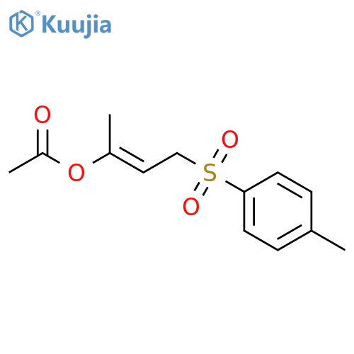2-Buten-2-ol, 4-[(4-methylphenyl)sulfonyl]-, acetate, (E)- structure