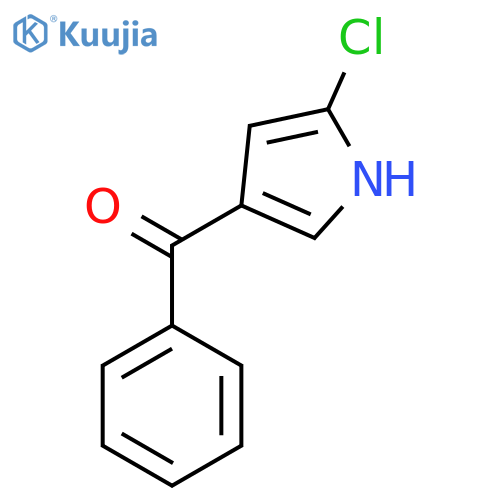 (5-Chloro-1H-pyrrol-3-yl)-phenylmethanone structure