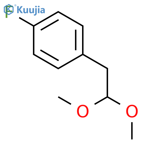 1-(2,2-Dimethoxyethyl)-4-fluorobenzene structure