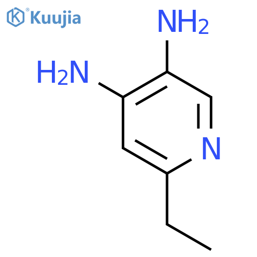6-Ethylpyridine-3,4-diamine structure