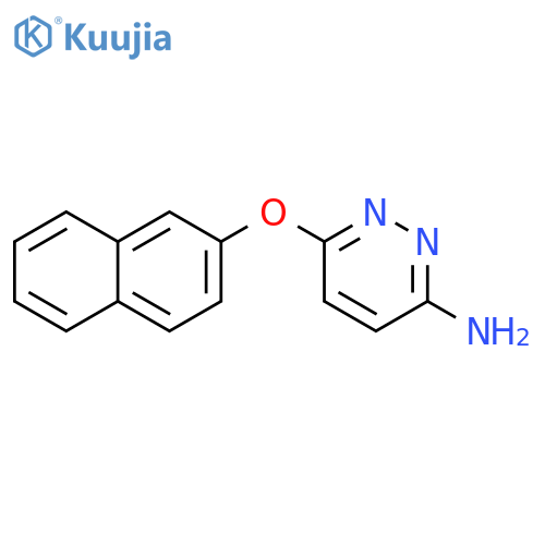 6-(2-naphthalenyloxy)-3-Pyridazinamine structure