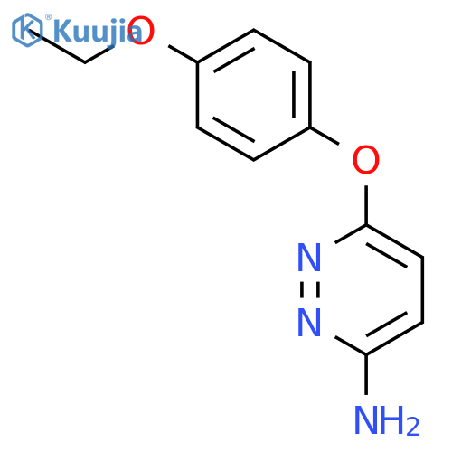 6-(4-ethoxyphenoxy)-3-Pyridazinamine structure