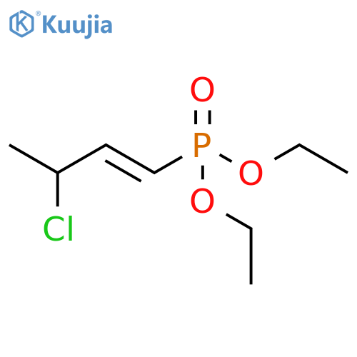Phosphonic acid, P-[(1E)-3-chloro-1-buten-1-yl]-, diethyl ester structure