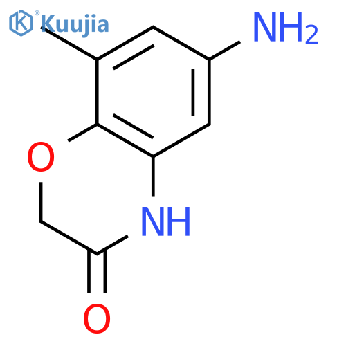 6-Amino-8-methyl-2h-1,4-benzoxazin-3(4h)-one structure