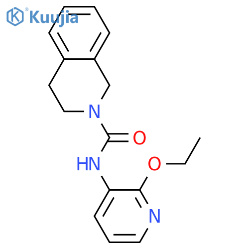 2(1H)-Isoquinolinecarboxamide, N-(2-ethoxy-3-pyridinyl)-3,4-dihydro- structure