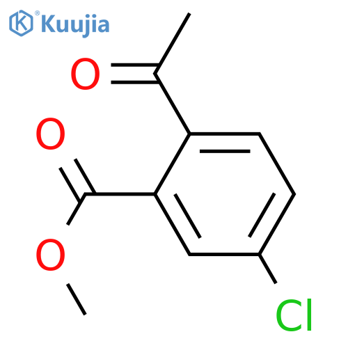 methyl 2-acetyl-5-chlorobenzoate structure