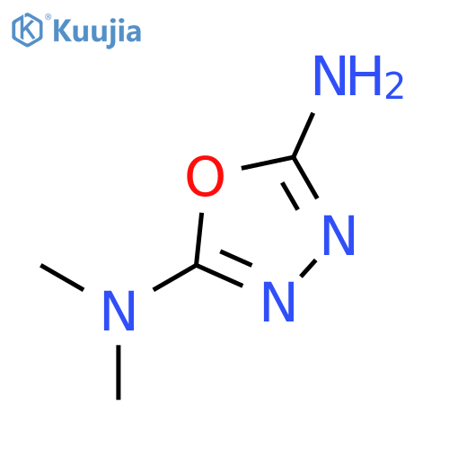 N,N-Dimethyl-1,3,4-oxadiazole-2,5-diamine structure