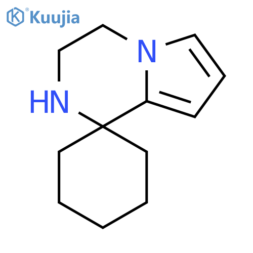 3',4'-Dihydro-2'H-spirocyclohexane-1,1'-pyrrolo1,2-apyrazine structure