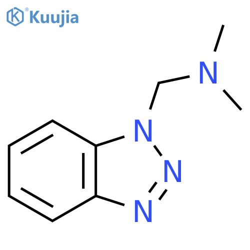 N,N-Dimethylbenzotriazolemethanamine, mixture of Bt1 and Bt2 isomers structure