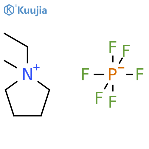 1-ethyl-1-methylpyrrolidinium hexafluorophosphate structure