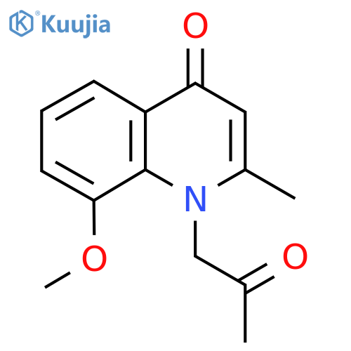 8-Methoxy-2-methyl-1-(2-oxopropyl)quinolin-4(1H)-one structure