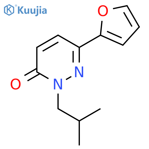 6-(furan-2-yl)-2-(2-methylpropyl)-2,3-dihydropyridazin-3-one structure