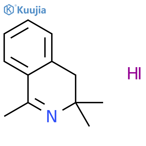Isoquinoline,3,4-dihydro-1,3,3-trimethyl-, hydriodide (1:1) structure