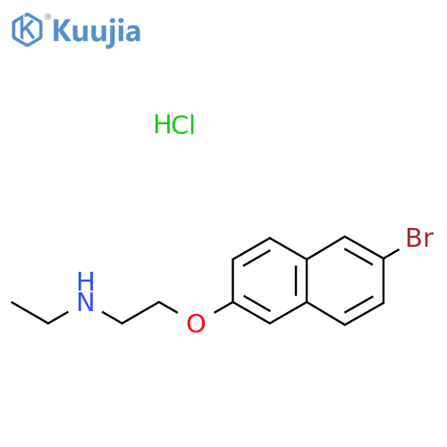 {2-(6-Bromonaphthalen-2-yl)oxyethyl}(ethyl)amine Hydrochloride structure