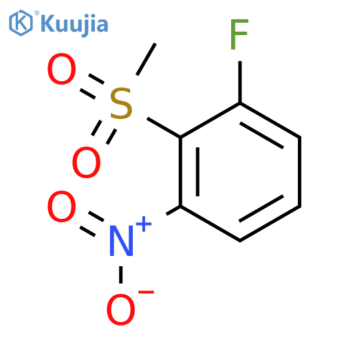 2-Fluoro-6-nitrophenyl Methyl Sulphone structure