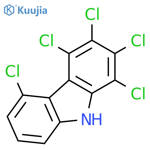 9H-Carbazole, pentachloro- structure