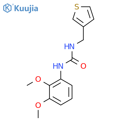1-(2,3-dimethoxyphenyl)-3-[(thiophen-3-yl)methyl]urea structure