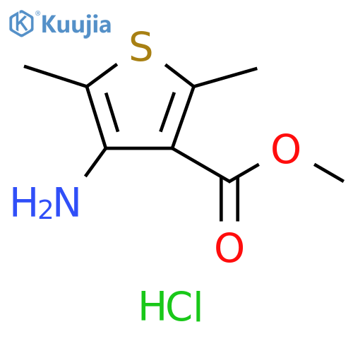 methyl 4-amino-2,5-dimethylthiophene-3-carboxylate hydrochloride structure