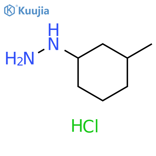 (3-methylcyclohexyl)hydrazine;dihydrochloride structure