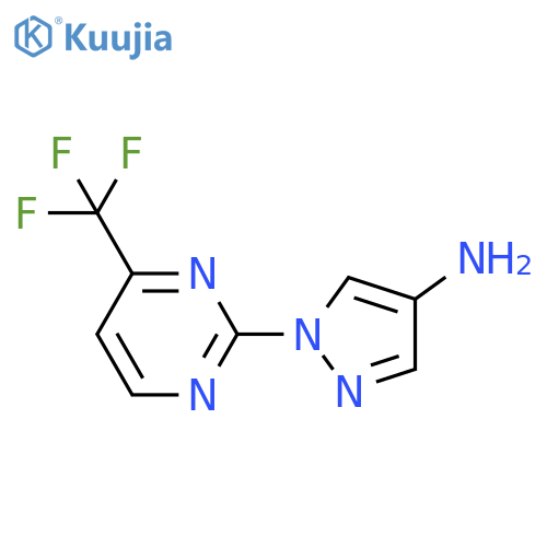 1-[4-(Trifluoromethyl)pyrimidin-2-yl]-1H-pyrazol-4-amine structure