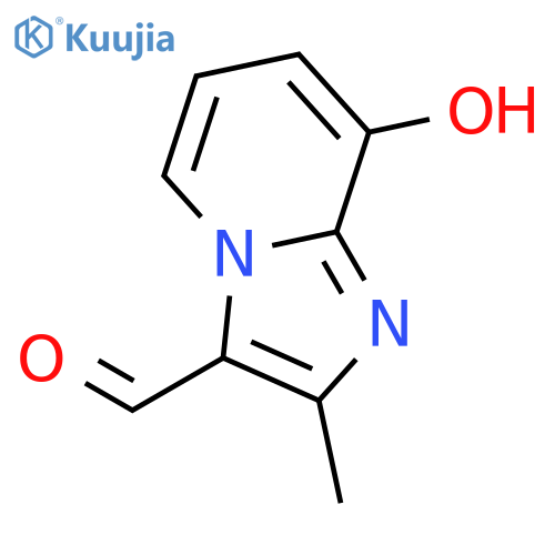 Imidazo[1,2-a]pyridine-3-carboxaldehyde, 8-hydroxy-2-methyl- structure