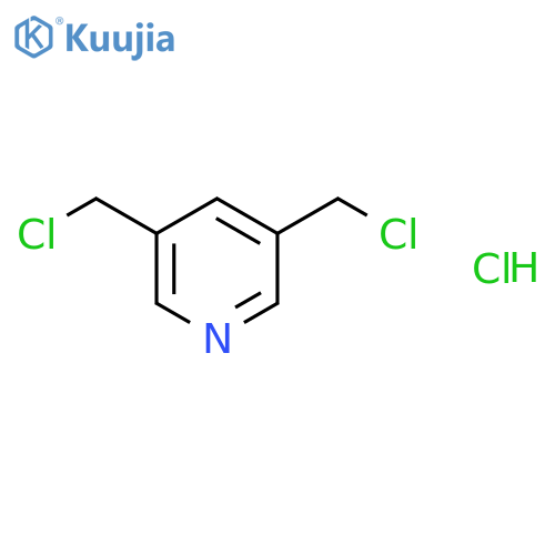 3,5-Bis(chloromethyl)pyridine Hydrochloride structure