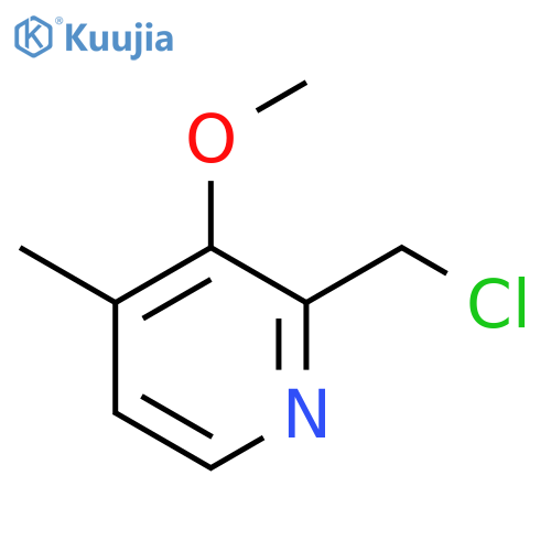 2-Chloromethyl-3-methoxy-4-methylpyridine structure