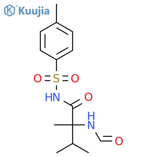 Butanamide, 2-(formylamino)-2,3-dimethyl-N-[(4-methylphenyl)sulfonyl]- structure