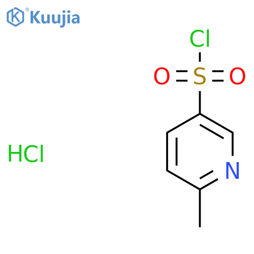 6-Methylpyridine-3-sulfonyl chloride hydrochloride structure